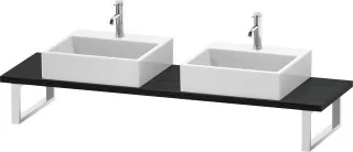 Duravit L-Cube Konsole Eiche Schwarz Matt 800x480x30 mm - LC105C01616 LC105C01616