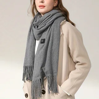 TENGOO Electric Heated Scarf Neck USB Charging Heating Pad 3 Temperature Adjustable Heating Neck Wrap Washable 3s Fast H
