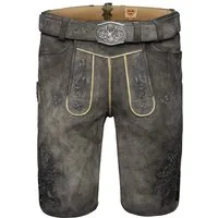 Maddox Trachtenlederhose Dietikon Herren (1-tlg) Trachtenlederhose, Trachtenhose, Bayerische Lederhose, Oktoberfest