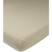 Meyco Baby Spannbettlaken Taupe, Jersey, Gummizug: Rundum, (1 Stück), 40x80/90cm - 1-pack