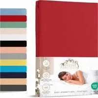 livessa Spannbettlaken Jersey Spannbettlaken Bettlaken Baumwolle weich Rundumgummi, Jersey, Gummizug: Rundumgummizug, In 9 Größen und vielen Farben erhältlich aus 100% Baumwolle