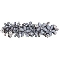 The Beauty House Haarspange Haarklammer Haarkamm Haarschmuck mit Blumen und Perlen, auch für Hochzeit, Party und besondere Anlässe