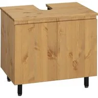OTTO products Waschbeckenunterschrank Fjonn Kiefer, Breite 60 cm, Massivholz mit pflanzlichem Bio Öl behandelt