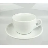Ancap Cappuccinotasse dickwandig, weiss, Made in Italy, 180 ml, 2-tlg., Porzellan