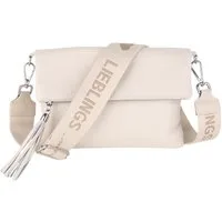 MIRROSI Umhängetasche Damen, Crossbody Bag, Echtleder Made in Italy (1 Tasche 2 Gurte oder Basic Version 1 Tasche 1 Gurt, verstellbaren Schulterriemen), 26x18x2cm (BXHXT)
