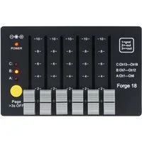 lightmaXX Mischpult, (DMX Controller Forge 18 Kompakter 18-Kanal Controller Ideal für kleine Licht-Setups, Steuerungen für Licht, DMX Lichtsteuerungen), DMX Controller Forge 18, Kompakter DMX Controller, 18-Kanal