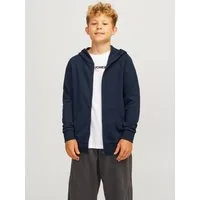 Jack & Jones Junior Sweatjacke JJEBRADLEY kombinierbar, mit Kapuze, pflegeleicht unifarben, casual, regular fit, Sweatware, Kapuze