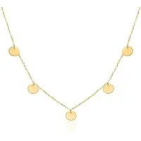 Unique Goldkette Plättchen Kette für Damen aus 9K Gold von Unique