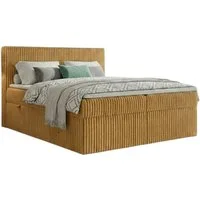 A&J MöbelLand GmbH Boxspringbett RALF mit Bettkasten, Topper und gepolstertem Kopfteil. (Boxspringbett mit Bettkasten und gepolstertem Kopfteil)