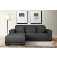 OTTO home Ecksofa BORNHOLM L-Form, B: 234 cm - OTTO. Verlässliche Qualität., Recamiere links oder rechts bestellbar, Wellenfederung, inkl. 2 Kissen
