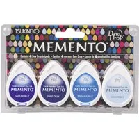 Knorr Prandell Stempel Stempelkissenset Memento Dew Drop Ocean