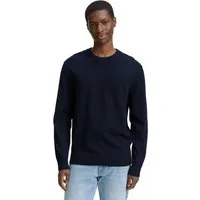 TOM TAILOR Denim Strickpullover in melierter Optik