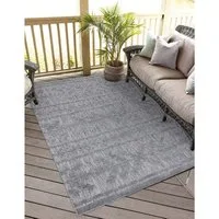 Carpet City Teppich In-& Outdoorteppich Santorini 411, 3D-Effekt, Boho-Optik, rechteckig, Höhe: 5 mm, Wetterfest & UV-beständig für Terrasse, Balkon, Küche, Flur