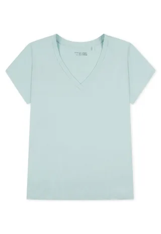 SCHIESSER - T-Shirt mint - Gr. - 40