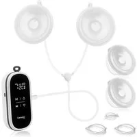 lionelo Elektrische Milchpumpe TWEE FREE, Set, Set, Doppelte Milchpumpe/Hands-free/3 Betriebsmodi/120 Minuten