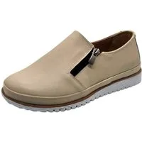 Yu&Luk Damen Schuhe Slipper Halbschuh, Schlupfschuh, Freizeitschuh mit Stretch und Reißverschluss