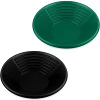relaxdays Waschbecken Goldwaschpfanne 2er Set (2er Set)