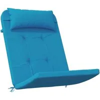 vidaXL Sitzauflage Adirondack-Auflagen 2 Stk. Hellblau Oxford-Gewebe, (2 St)