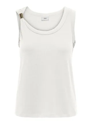 JDY - JDYUFFA S/L TOP JRS NOOS Cloud Dancer - Gr. - L
