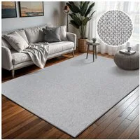 Sanat Teppich Lora Plus, auch als Läufer, rechteckig, Höhe: 5 mm, Kurzflor, uni, gekettelt, Wohnzimmer, Kinderzimmer
