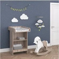 Vicco Wickelkommode Leo, Sonoma, 60 x 103 cm