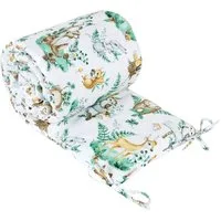 BabyLux Bettnestchen BABYLUX Bettumrandung NESTCHEN Bettnestchen 210 x 30 cm Babybett, 123. Waldtiere
