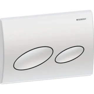 Geberit Kappa20 Betätigungsplatte seidenglanz-verchromt für 2-Mengen-Spülung 115228461