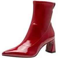 Tamaris ANTIshokk, ANTIslide, TOUCH-IT spitz banana Stiefelette ANTIshokk