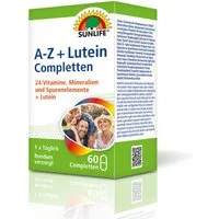 SUNLIFE SUNLIFE® A-Z + Lutein Tabletten Rundumversorgung Nährstoff Immunsystem 1 x täglich eine Complette mit ausreichend Flüssigkeit schlucken