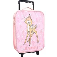 Disney Kinderkoffer Bambi Trolley Koffer Kindertrolley Trolly, nur 1 Kg Leicht, Innenmaße: 40x30x10cm, Außenmaße: 47x31x13cm