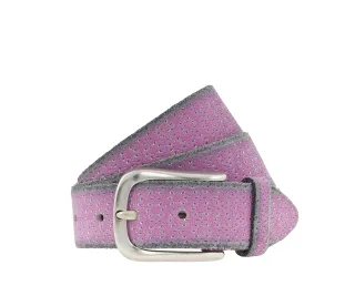 B.BELT - Mara - 35 mm Gürtel pink-silbermetallic - Gr. - 85