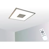 TRANGO LED Panel, 3027 LED Deckenlampe 24 Watt LED Modul - 2400 Lumen *MO* stufenlos dimmbar & Lichtfarbe steuerbar mit Fernbedienung von 3000K-6000K & integrierter RGB Farbwechsel Ambiente Beleuchtung, Deckenleuchte, Wandlampe, Deckenpanel, Wohnzimm