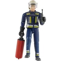 Bruder® Spielfigur bworld, Feuerwehrmann mit Zubehör (60100), Made in Europe