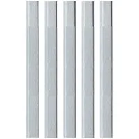 Herlitz Bastelband 5x Herlitz Krepppapier / Bastel Deko Krepp / 50x150cm / silber