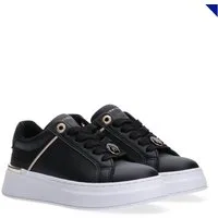 Tommy Hilfiger Sneaker Freizeitschuh, Halbschuh, Schnürer mit goldfarbenen Details
