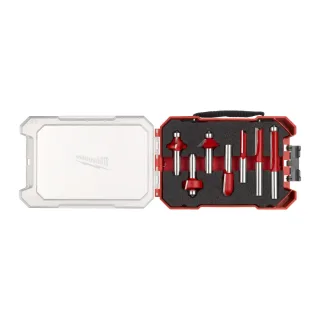 Milwaukee Fräsersatz 12 mm Schaft 7-teilig - 4932501054