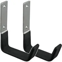 Maclean Wandhalterung MC-435, (2-tlg., Wandmontierter Werkzeughalter Schlauchhalter)