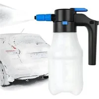 HS.SUPPLY Akku-Drucksprühgerät elektrischer Foam Sprayer, elektrischer Schaumsprüher, Auto Detailing, Mit Überdruckventil, Füllstandsanzeige & verstellbarer Düse, Vorwäsche