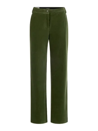 Marc Cain Collections - Hose WUKARI aus Feincord forest night new - Gr. - 34