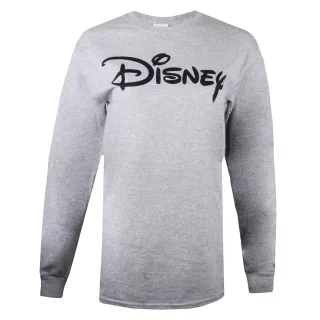 Disney - T-Shirt für Damen Langärmlig (Grau)