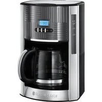 RUSSELL HOBBS Filterkaffeemaschine Geo Steel 25270-56, 1,5l Kaffeekanne, Papierfilter 1x4