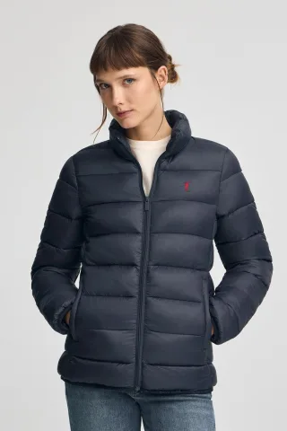 Jacke Salma Embroidery marineblau mit Rigby Go-Logo