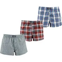 ADAM JEANS Webboxer Gewebte Boxershorts American Unterhosen Herren Boxershorts Kariert (3-St., 3er Set, 6er Set, 12er Set) Web Boxershorts Herren lockere Boxershorts Herren weit Männer Boxer