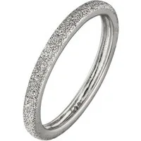 JOBO Fingerring, 925 Silber mit Struktur