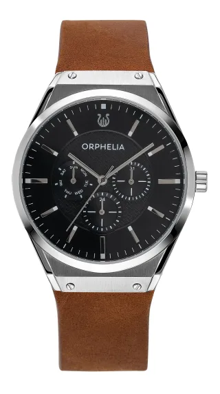 Orphelia Saffiano Herren-Armbanduhr, braun, OR71906