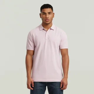 G-Star - Dunda overdyed slim polo ss burnished lilac gd - Gr. - XL