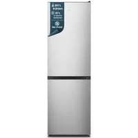 homeX Kühl-/Gefrierkombination CFSN3041A-S, 187.3 cm hoch, 59.5 cm breit, No Frost, 304 L, Kühlschrank mit Gefrierfach, EEK A, freistehend, groß