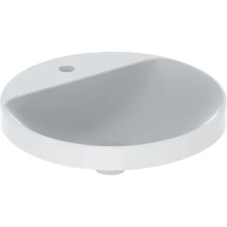 Geberit VariForm Einbauwaschtisch, rund m.Hahnlochbank, d:48cm, ohne Überlauf, KeraTect, 500707002 500707002