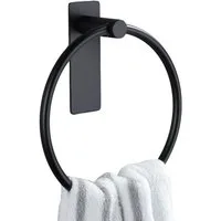 Agger Handtuchring Handtuchhalter aus Edelstahl, Ohne Bohren Handtuchstange, Handtuchhalter Ring für Küche und Badezimmer