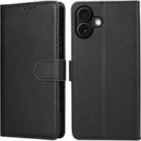 LuxusKollektion Flip Case Handyhülle iPhone 17 Leder Klapphülle Kartenfach iPhone 17 Schwarz